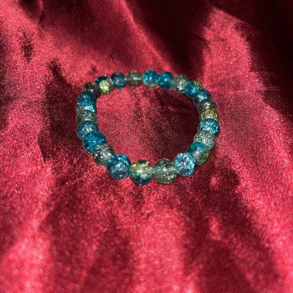 Glass Beaded Bracelets (Coral)